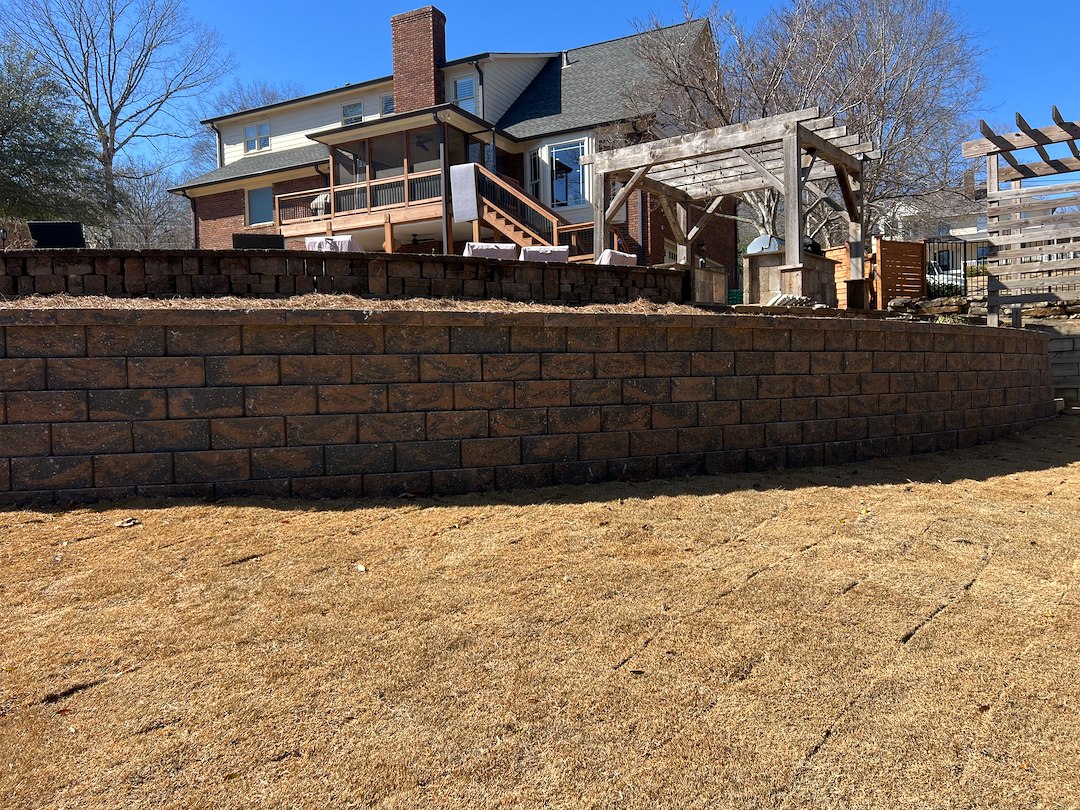 Structural Upgrade in Trussville, Al: Replacing an Old Crosstie Wall with a Strong Manufactured Block Wall Thumbnail